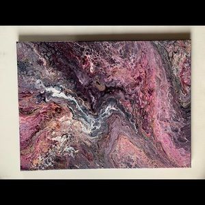 “Amadeus” Original Pour Painting on canvas